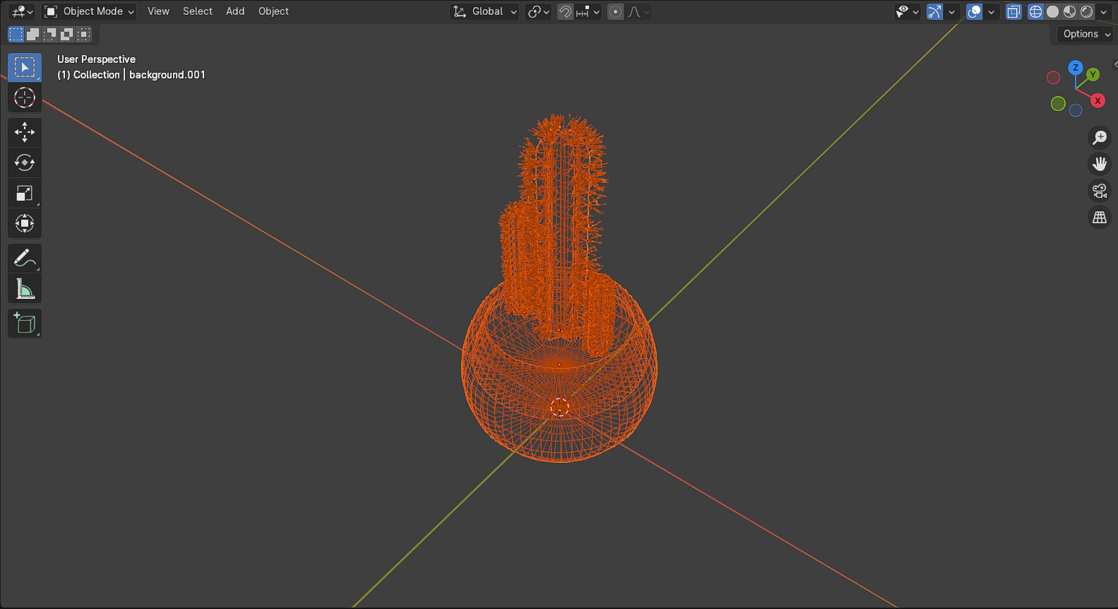 Cactus Pilosocereus Pachycladus 3D model_18