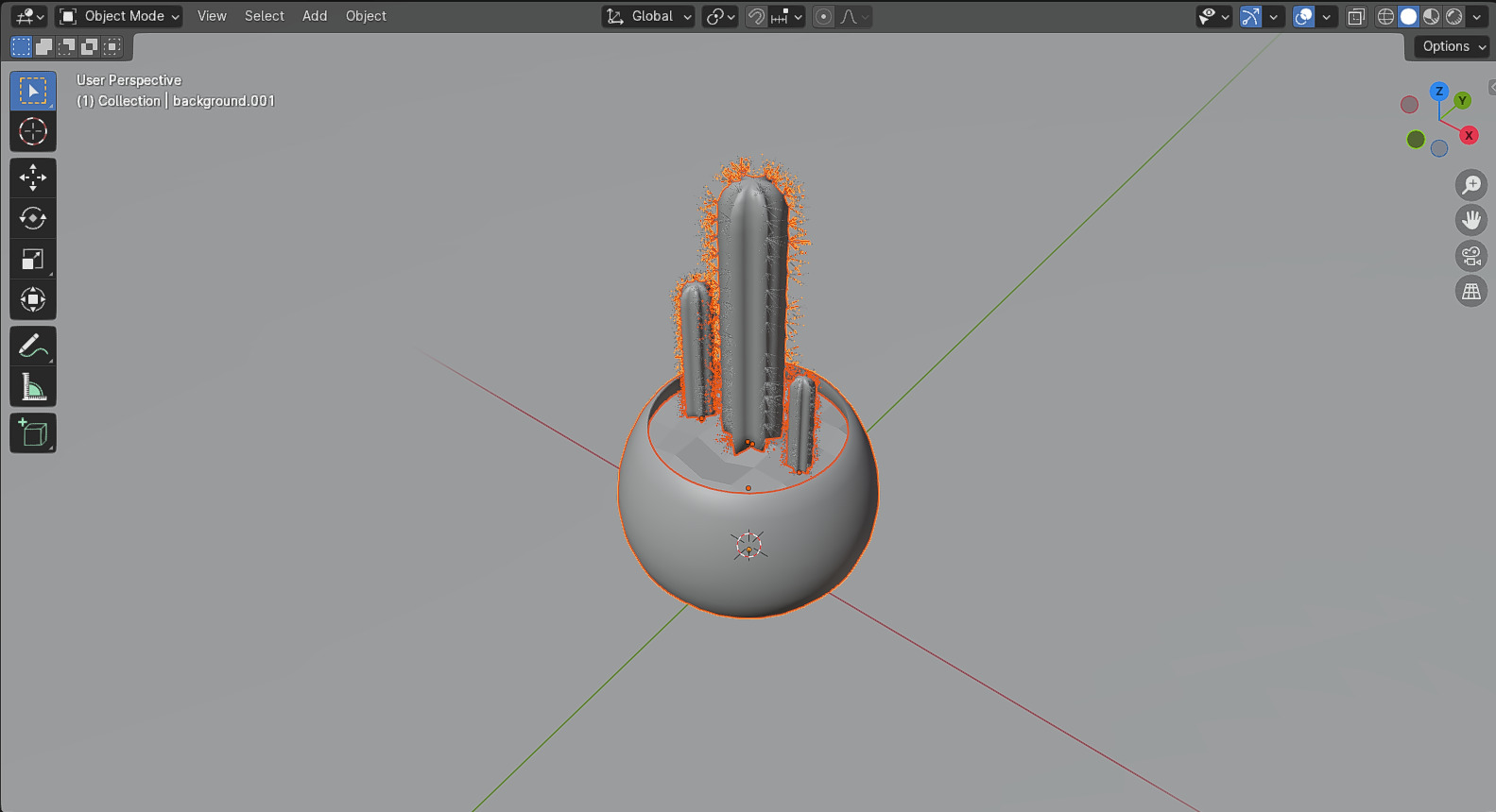 Cactus Pilosocereus Pachycladus 3D model_16