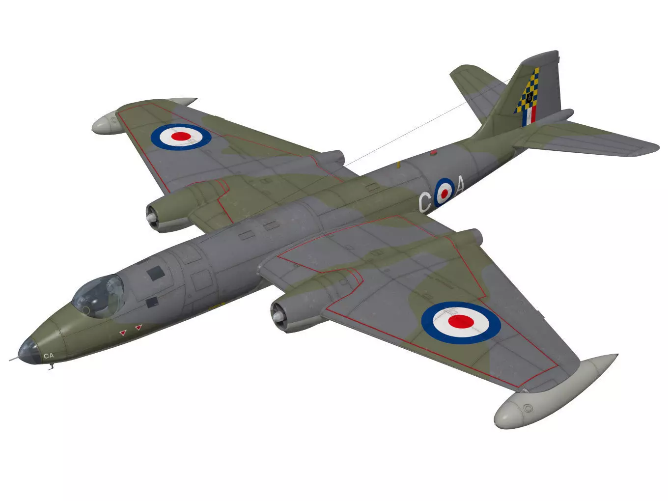 English Electric Canberra B6 3D model