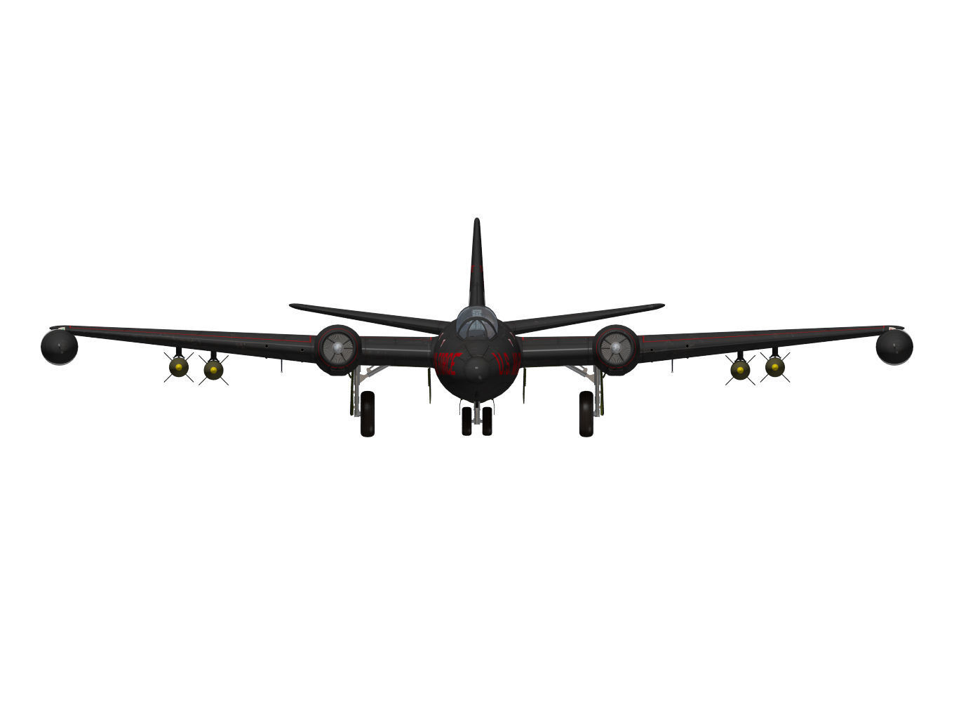 Martin B-57B Canberra 3D model_11