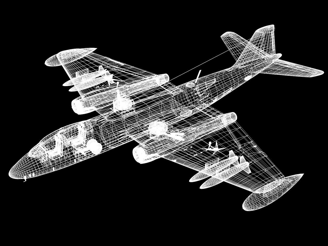 Martin B-57B Canberra 3D model_15