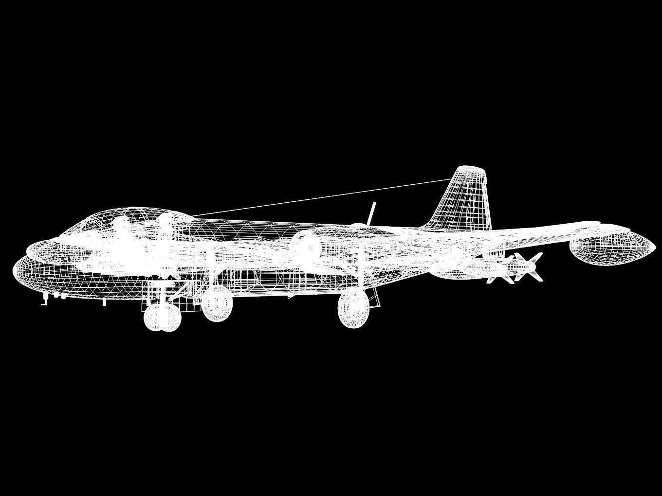 Martin B-57B Canberra 3D model_16