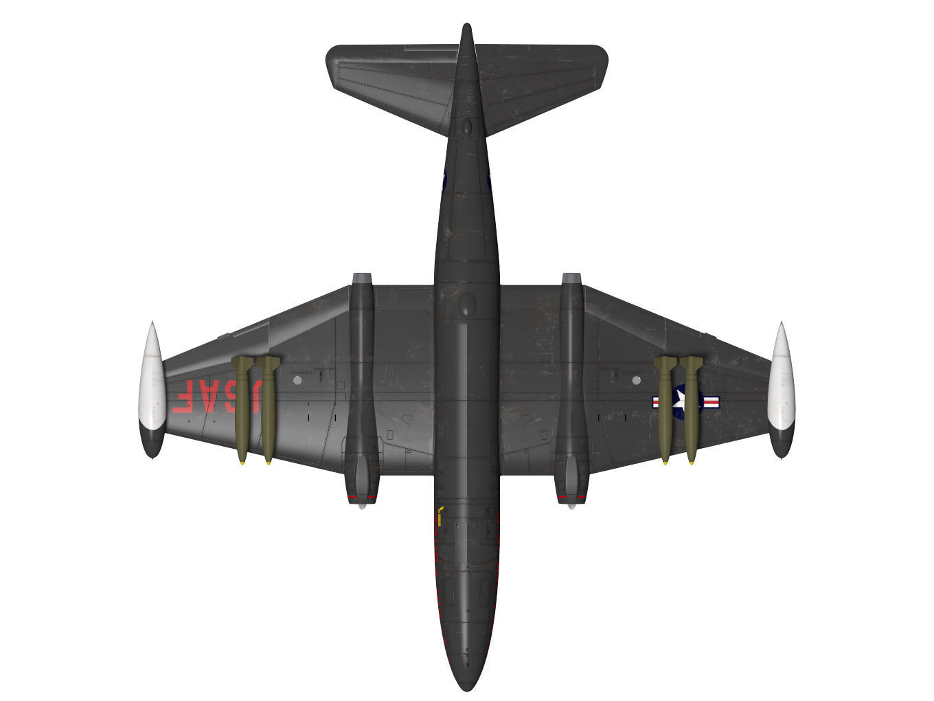 Martin B-57B Canberra 3D model_13