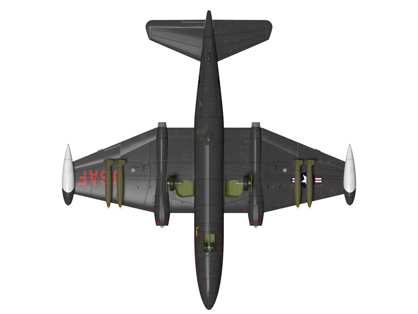 Martin B-57B Canberra 3D model_14