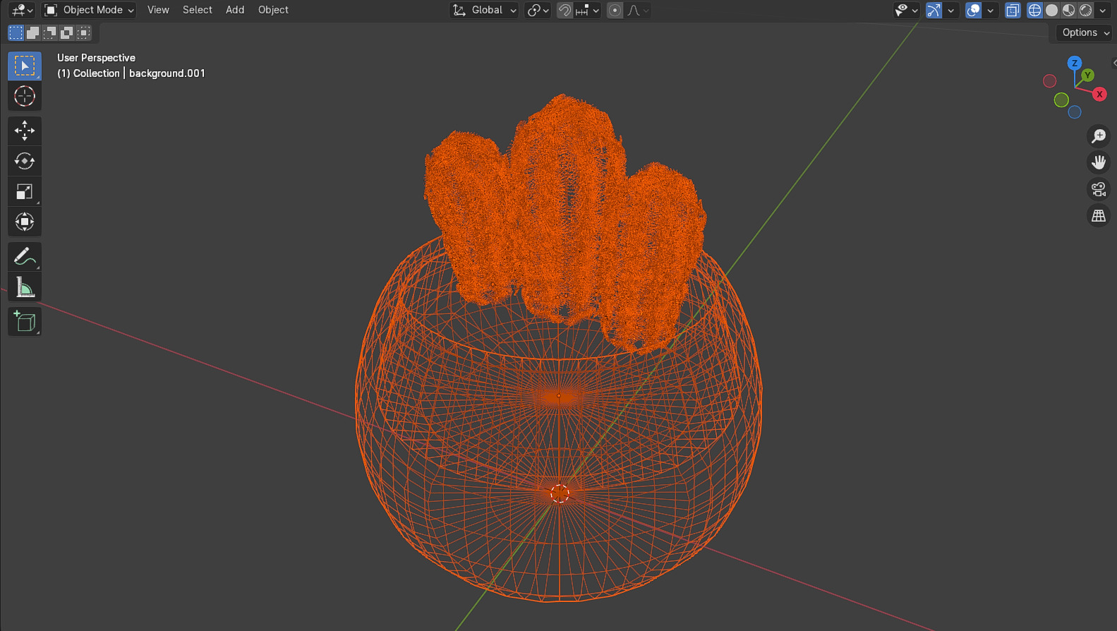 Cactus Mammillaria Elongata 3D model_15