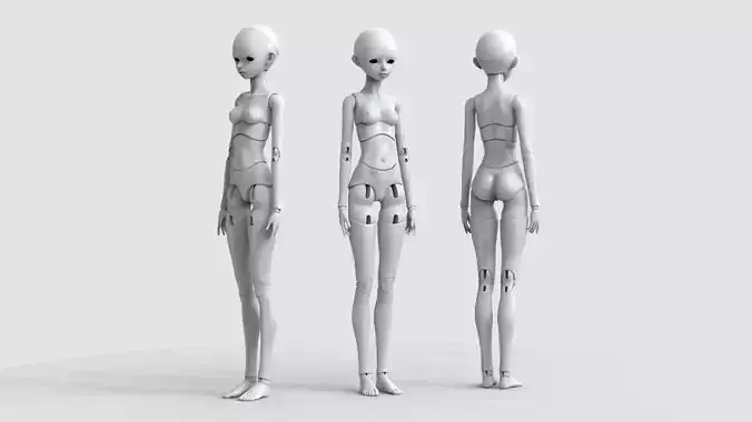 BJD doll Leticia ball joint doll 3D print model