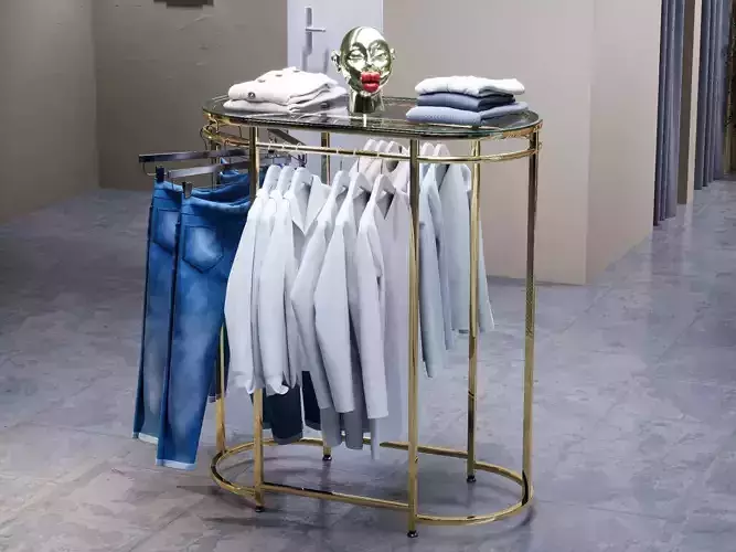 Clothing store Clothes Hanger with Shelf