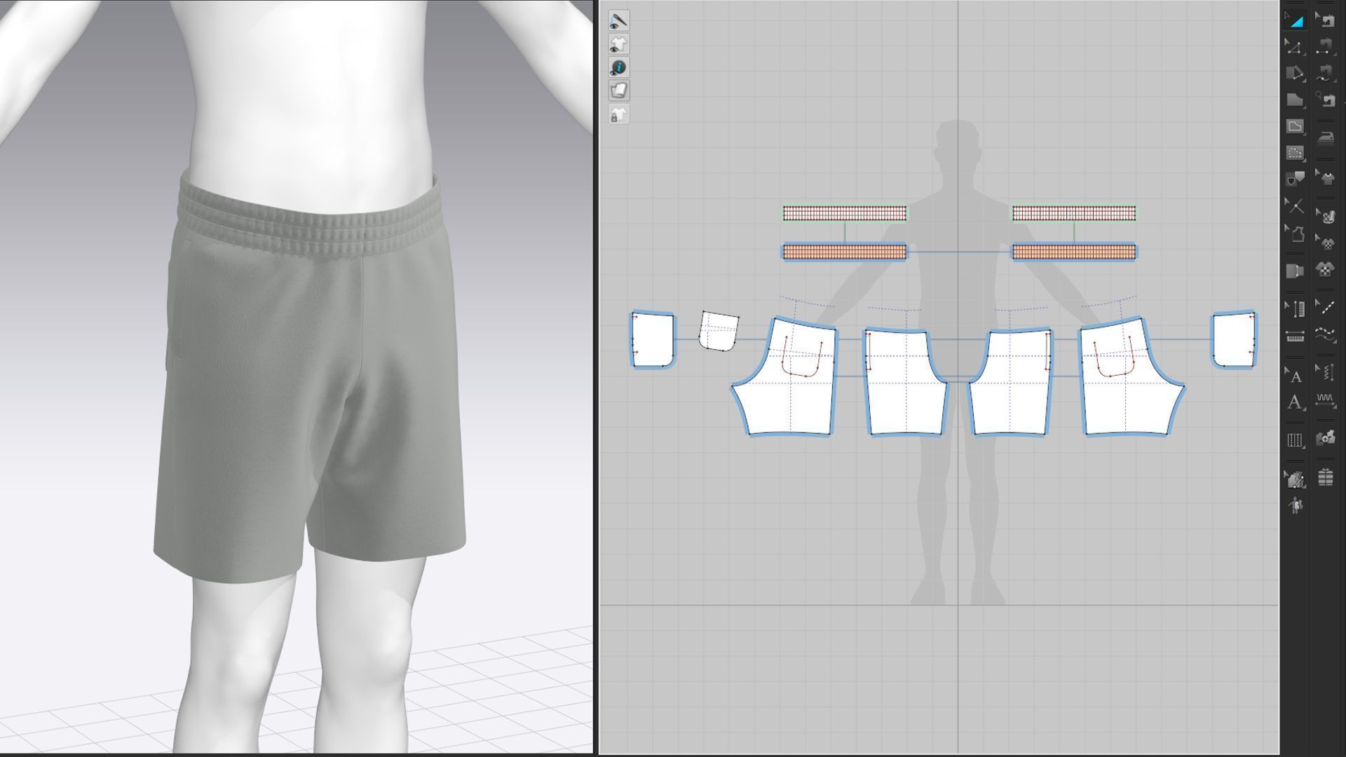 Men Shorts 3D model_12
