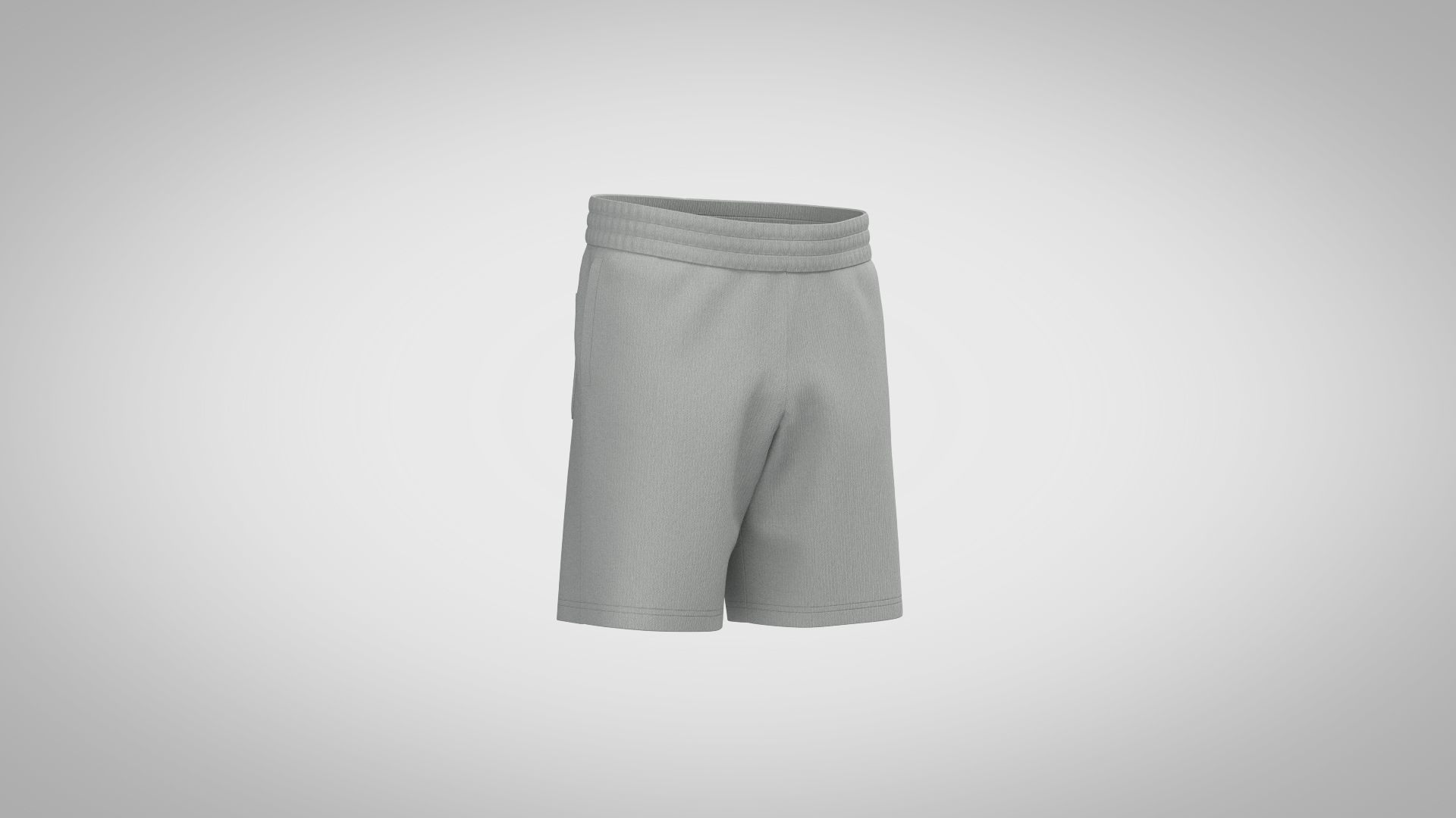 Men Shorts 3D model_6