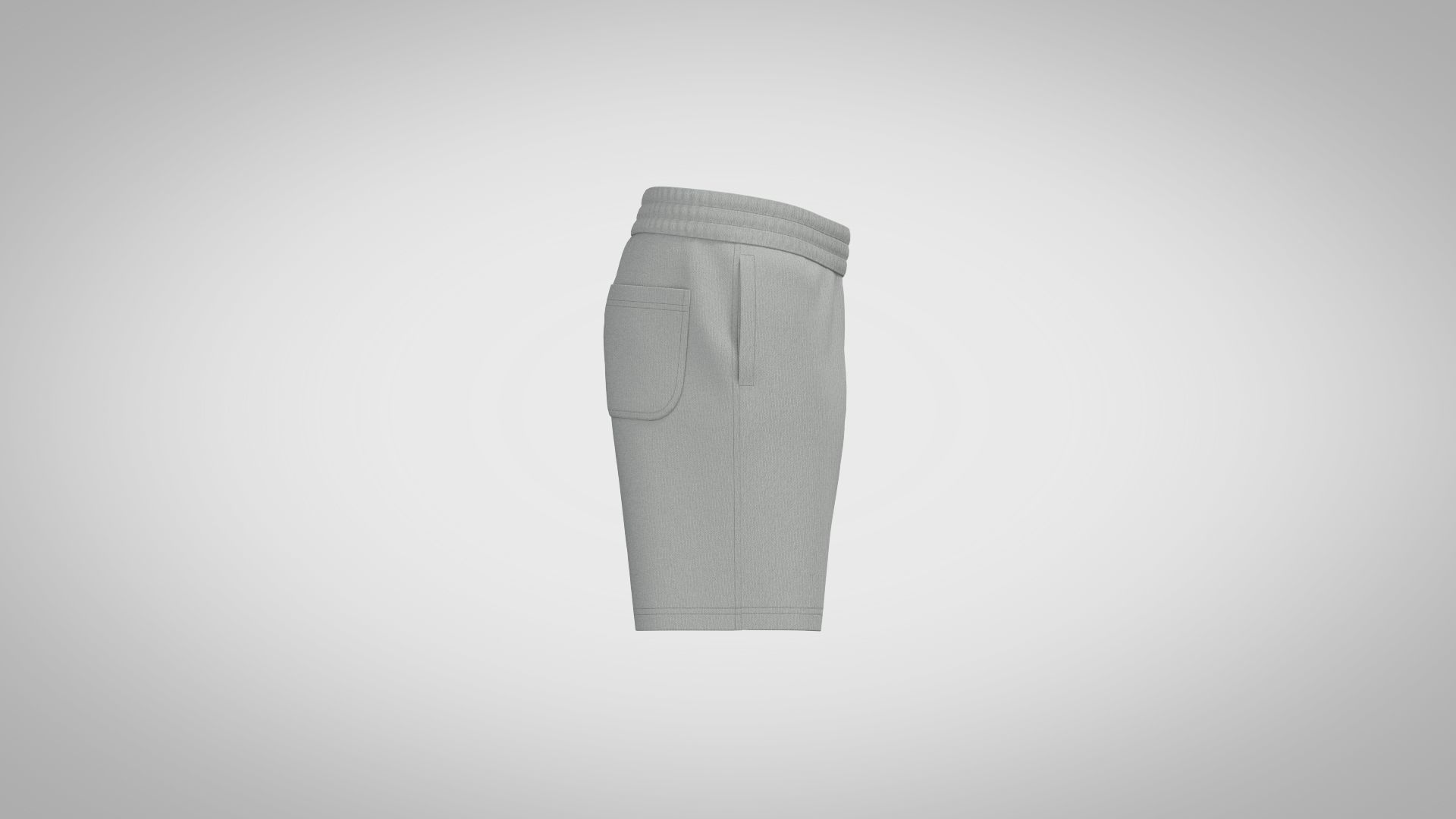 Men Shorts 3D model_7