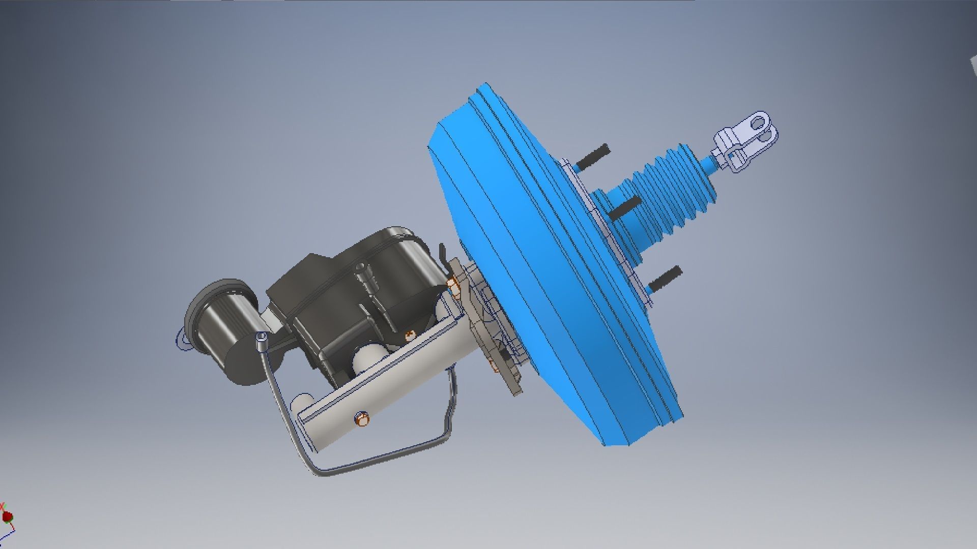 car master cylinder 3d model 3D model_7