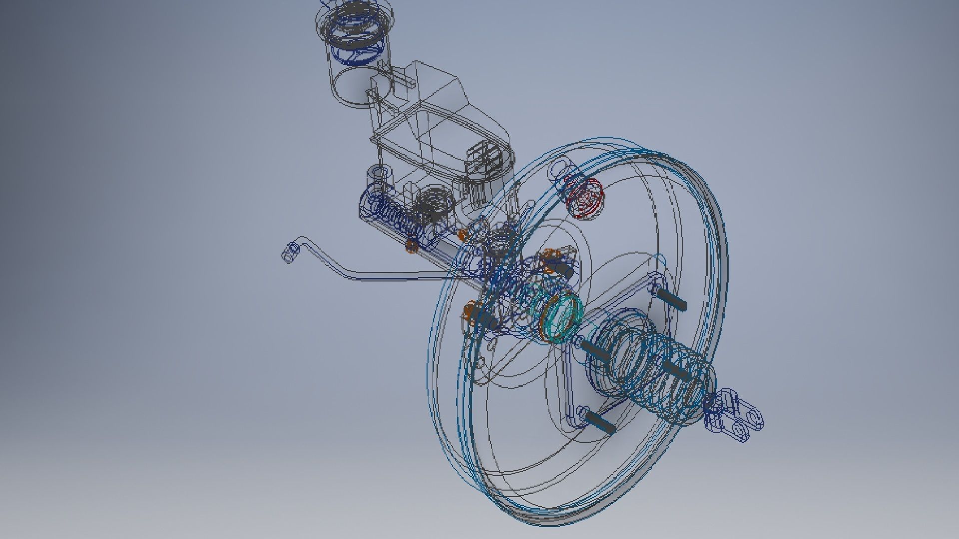 car master cylinder 3d model 3D model_1