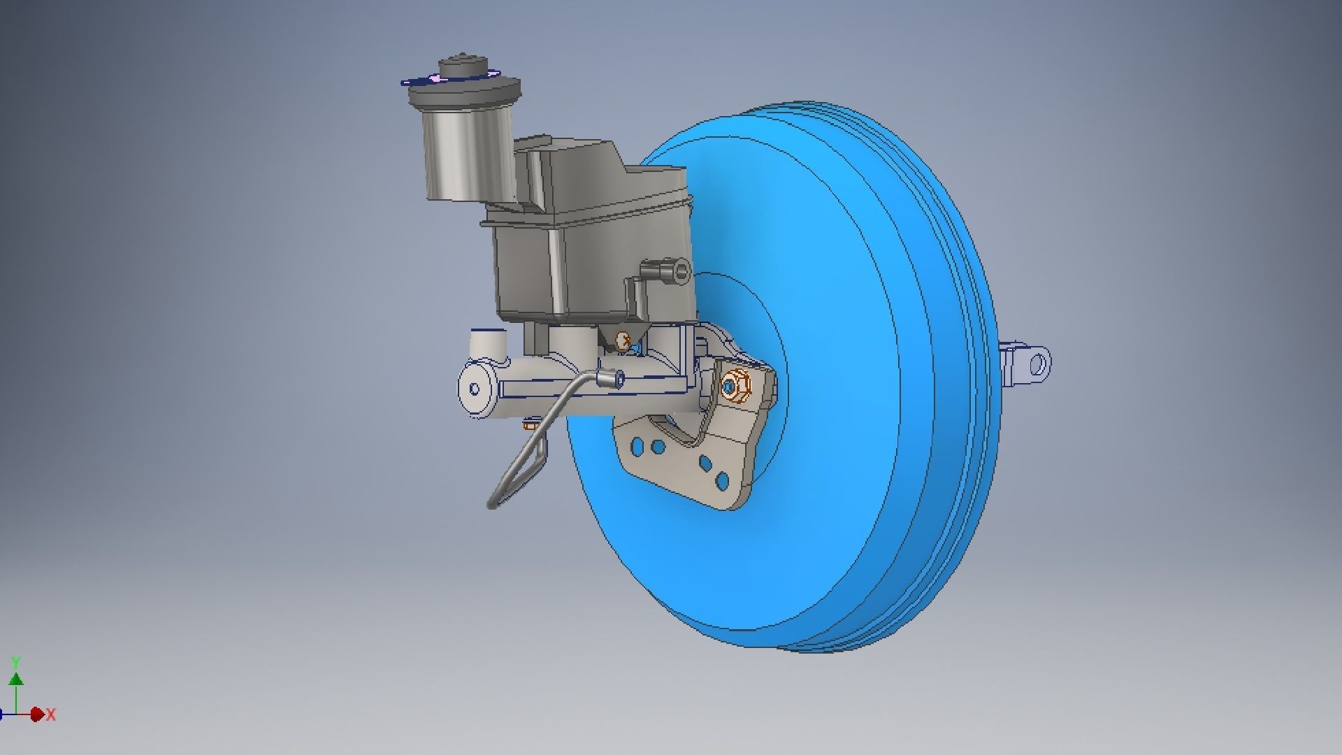 car master cylinder 3d model 3D model_5