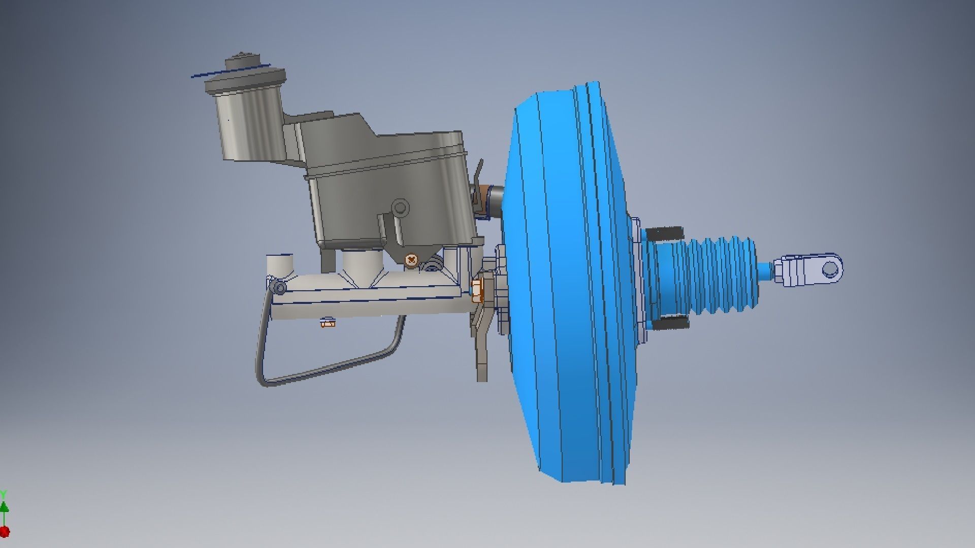 car master cylinder 3d model 3D model_6