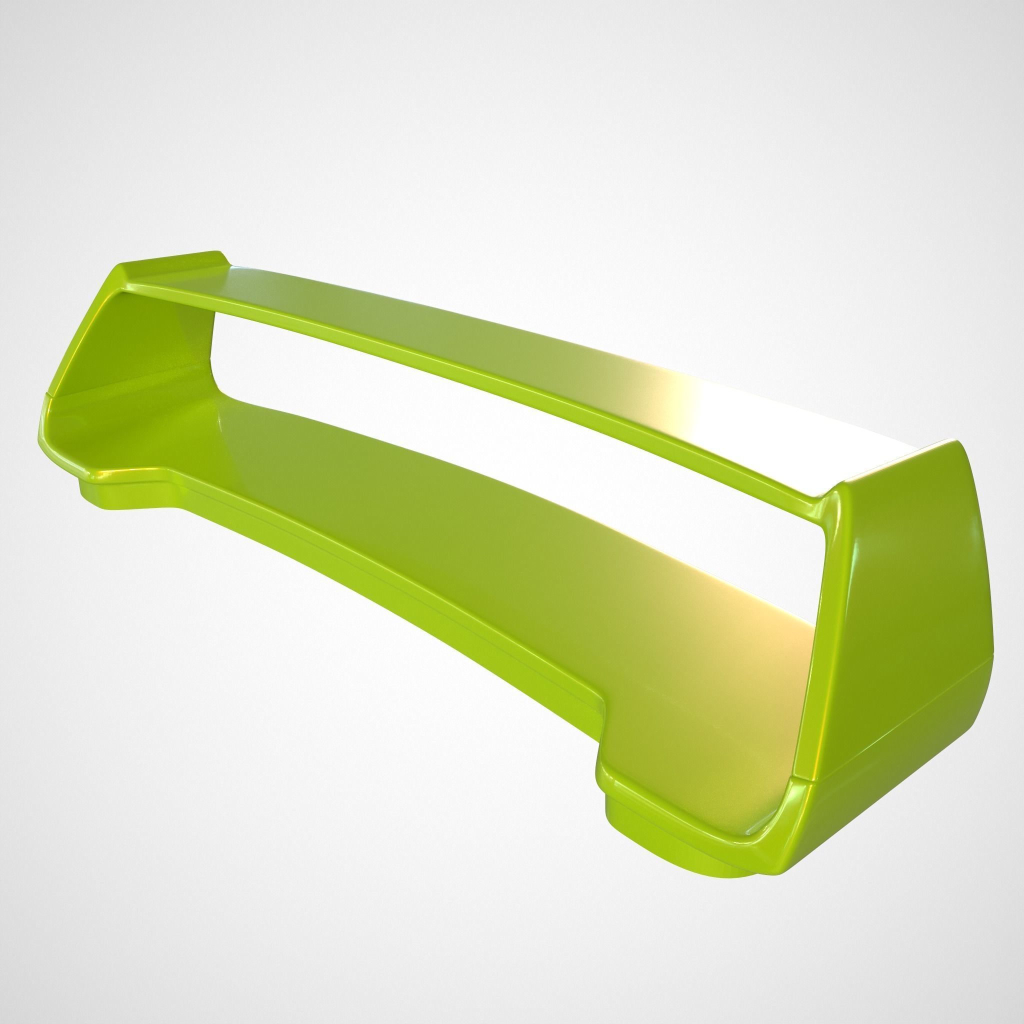 SUBARU IMPREZA WRX STI 2006 SPOILER 3D print model_6