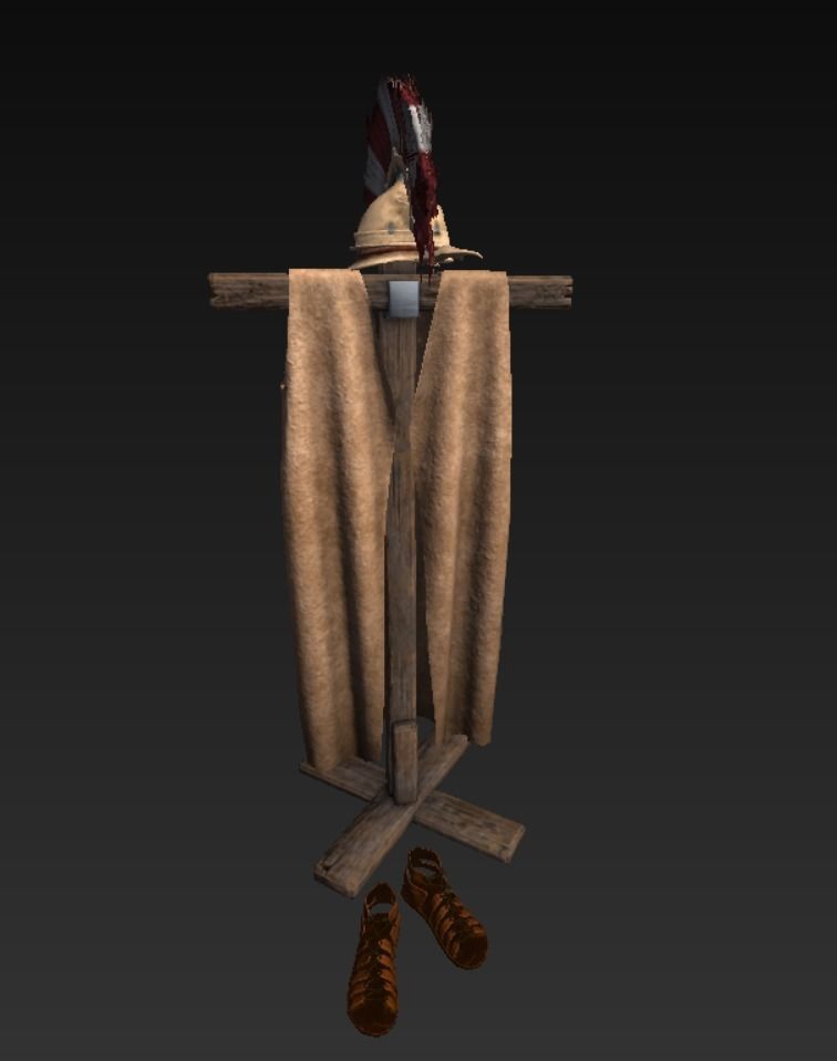 Roman Deco Interior Bundle Low-poly 3D model_14