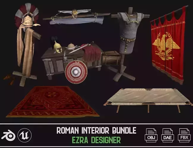 Roman Deco Interior Bundle