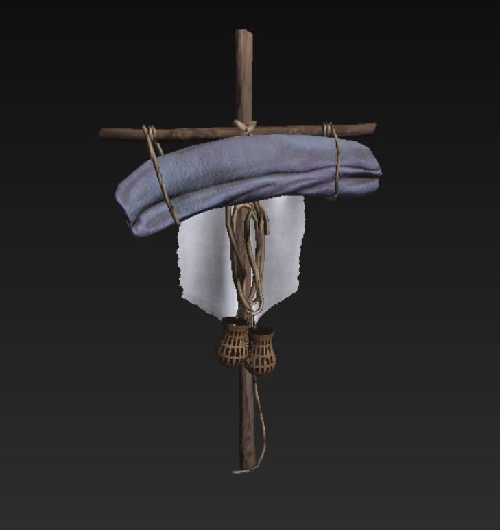 Roman Deco Interior Bundle Low-poly 3D model_10