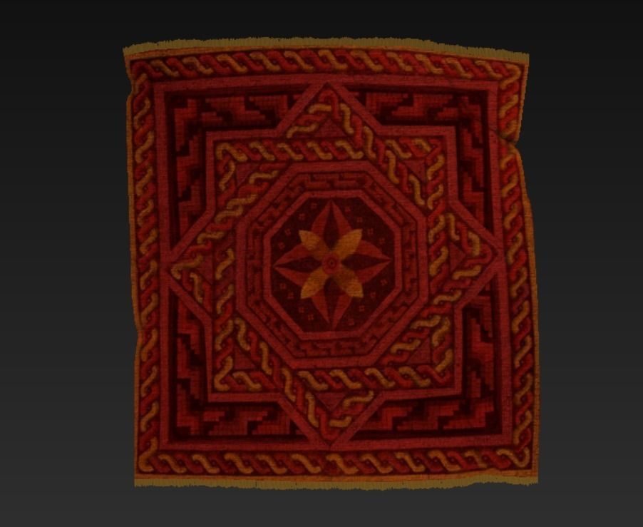 Roman Deco Interior Bundle Low-poly 3D model_9