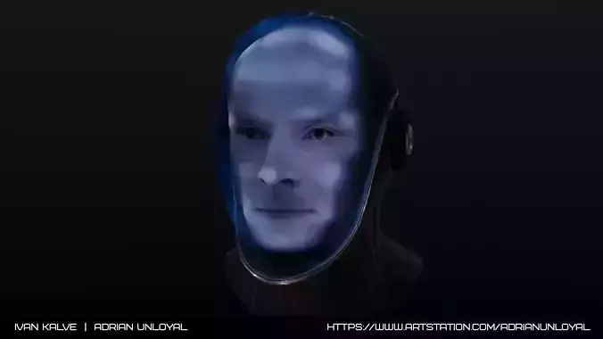 Sci-fi Deep-Dive Helmet Low-poly 3D model Sci-fi Deep-Dive Helmet Low-poly 3D model