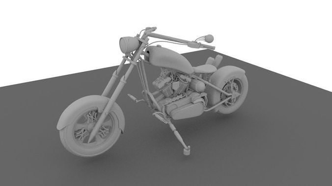 Motor Cycle Free 3D model