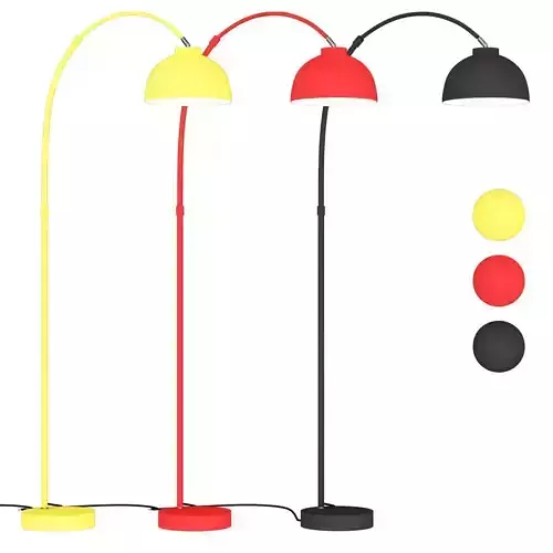 Domed Living Room Floor Lamp Metal