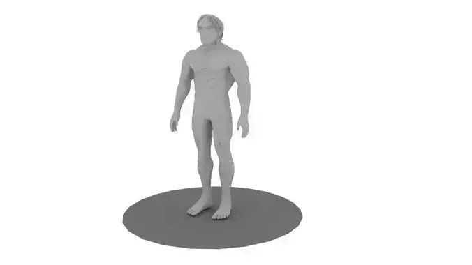 Human Body Character Free 3D model