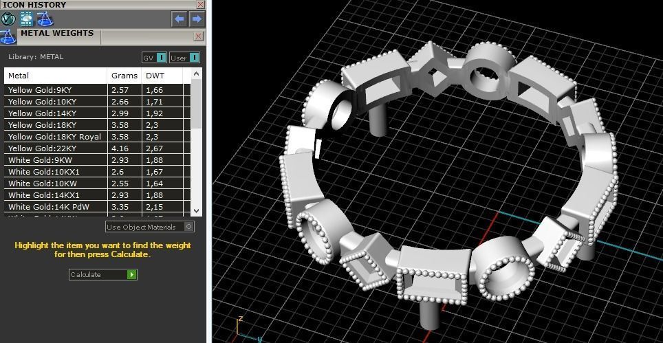 Ring N01261 3D print model_6