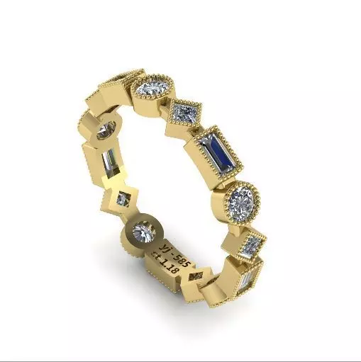 Ring N01261 3D print model_0