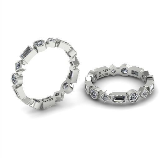 Ring N01261 3D print model_2