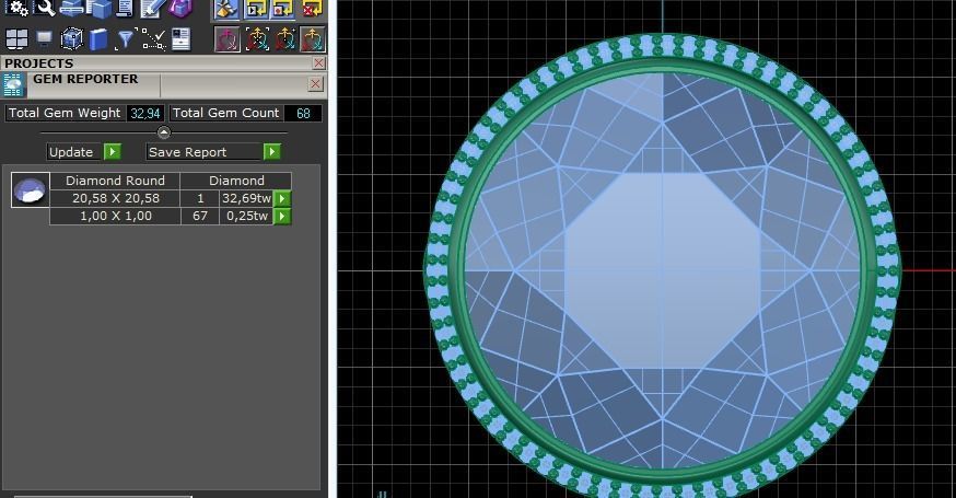 Ring N01256 3D print model_8