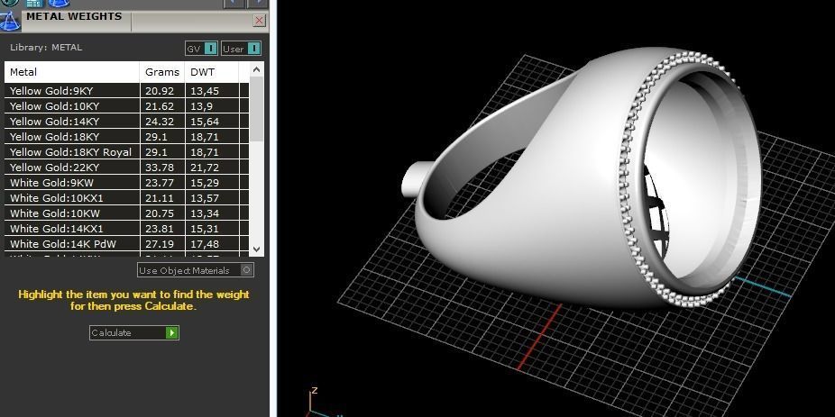 Ring N01256 3D print model_7