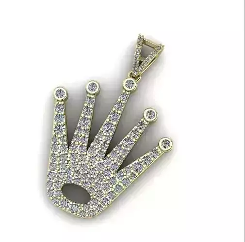 Pendant in the form of a crown N01250