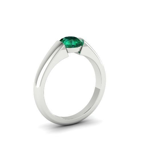 Ring with finger N01303 3D print model_2