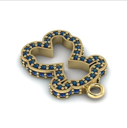 Pendant N01299 3D print model_2