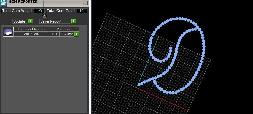 Pendant in the form of the letter D N01298 3D print model_7