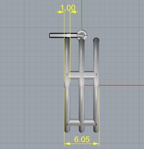 Ring with a heart N01291 3D print model_5