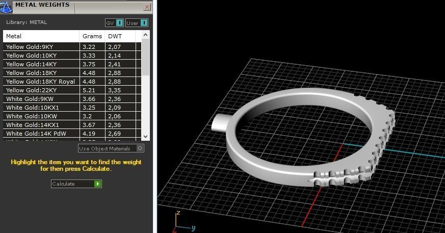 Ring N01273 3D print model_6