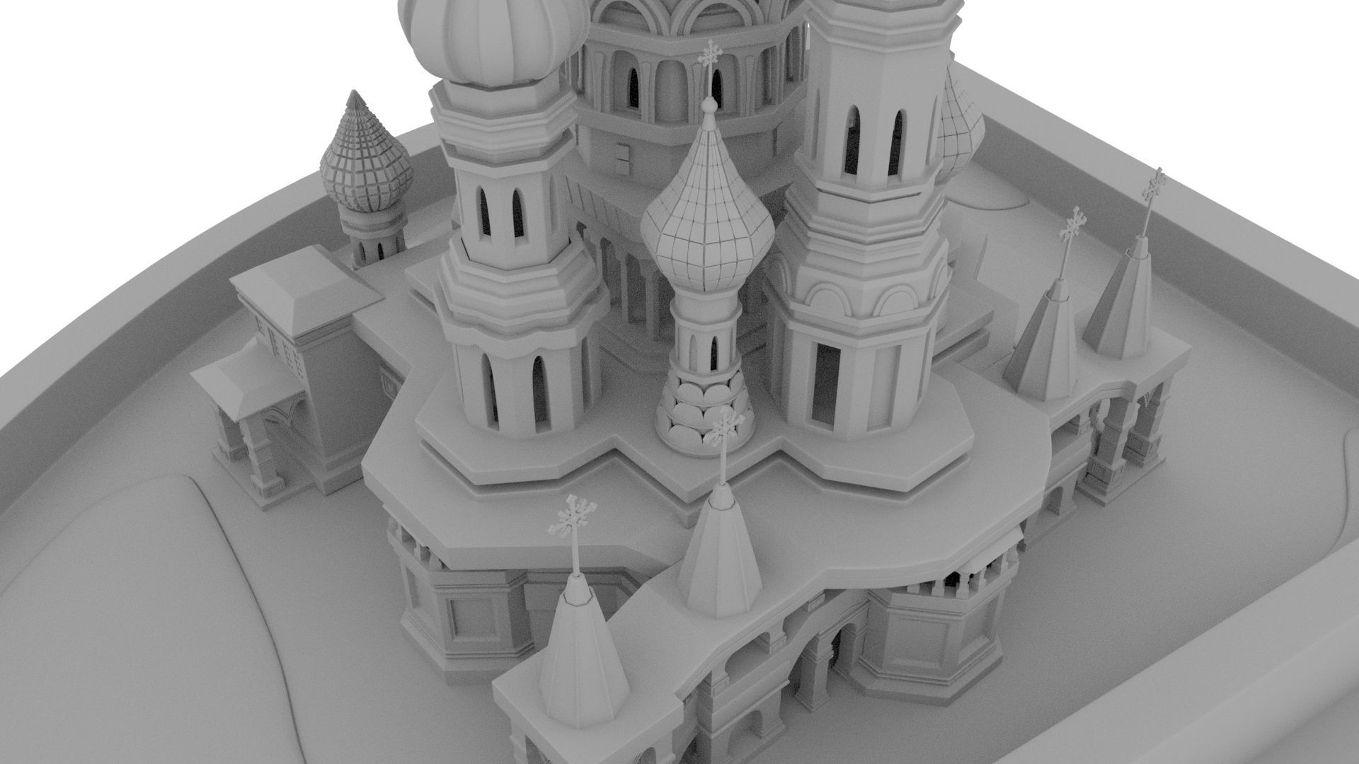 Cathedral Free 3D model_2