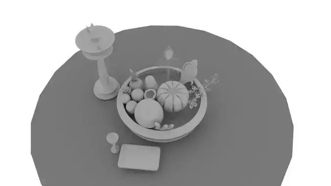 Vishu Fruit Modeling Free 3D model