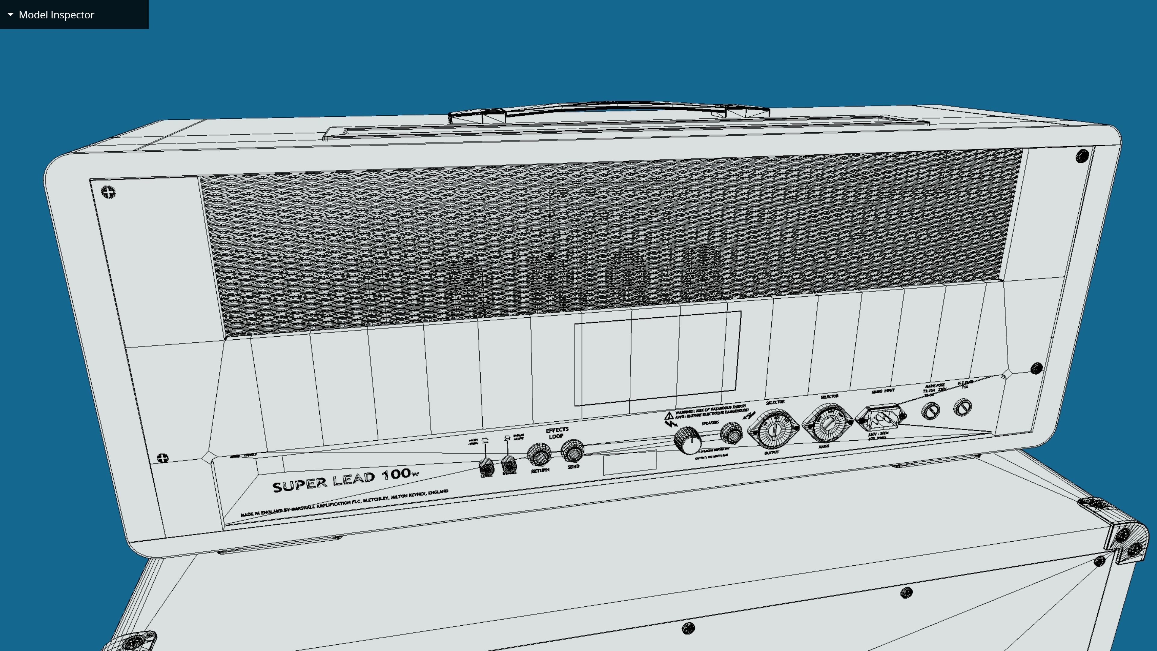 Marshall 1959 SLP - 4x12 3D model_10