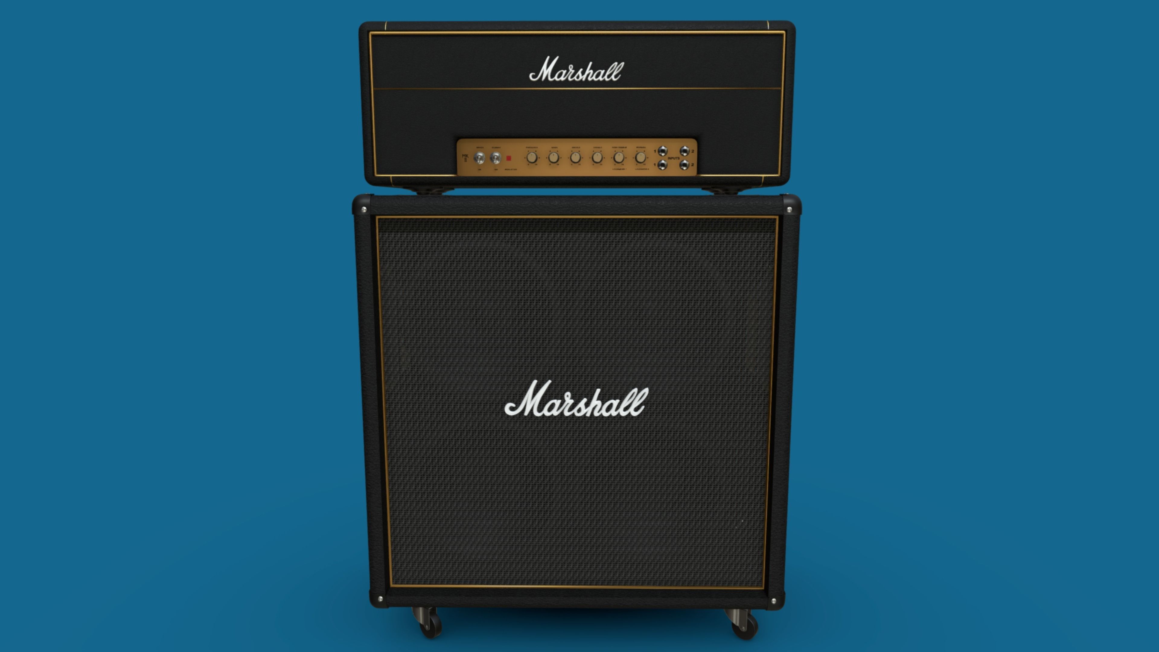 Marshall 1959 SLP - 4x12 3D model_8