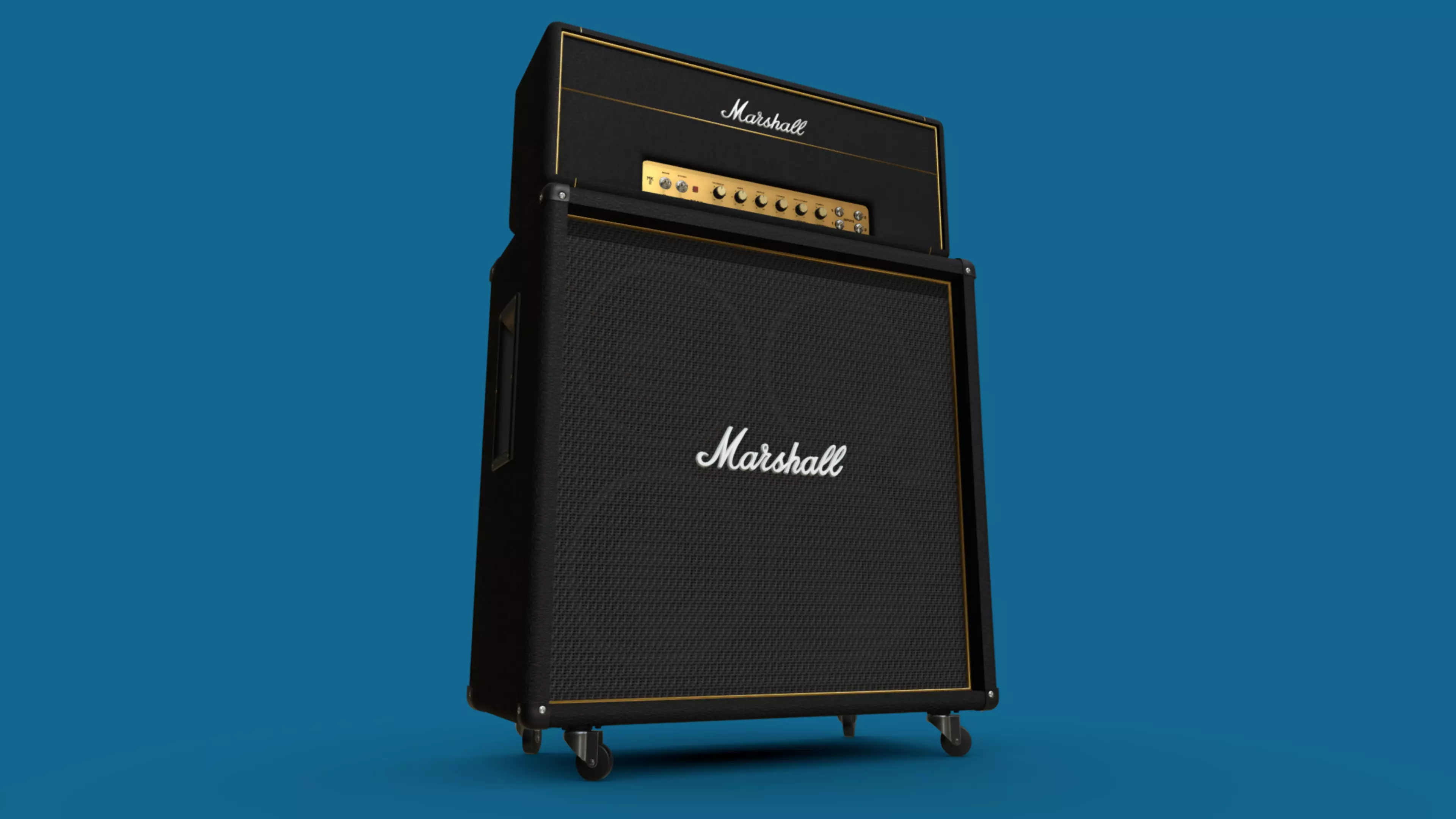 Marshall 1959 SLP - 4x12 3D model_0