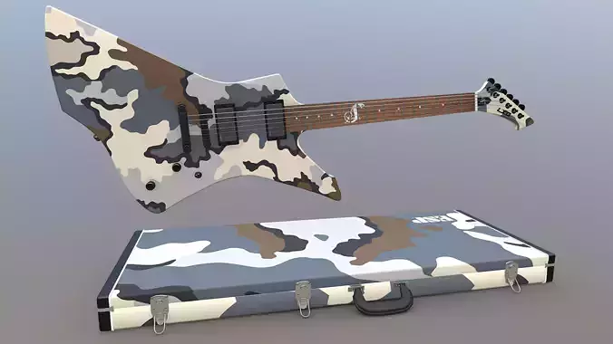 Hetfield LTD Snakebyte Camo 3D model