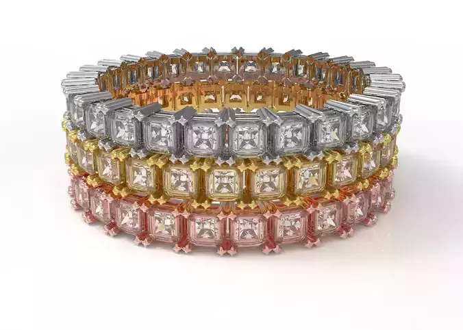 Wedding ring sideboard - Ring with diamond 9