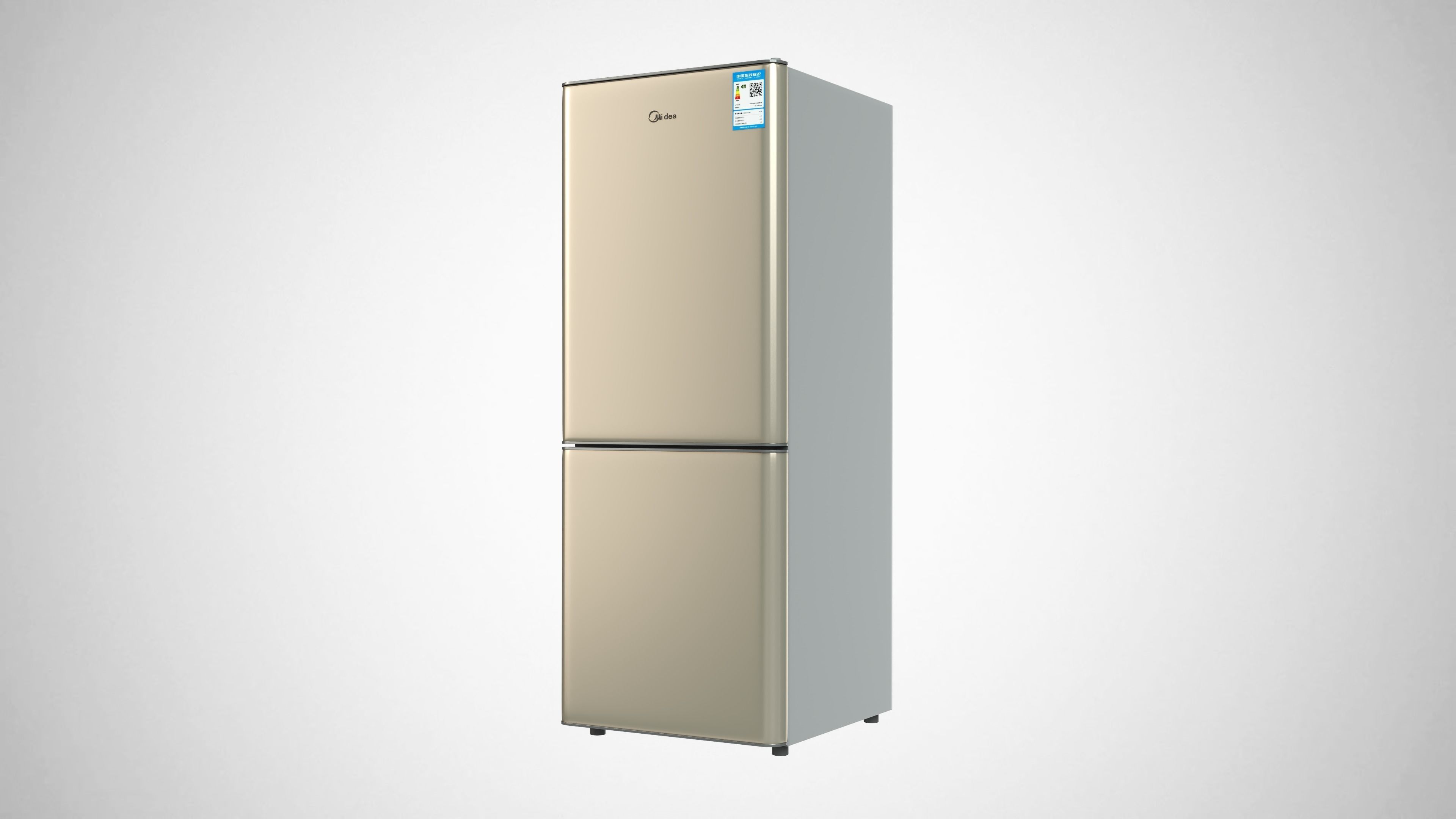 mini fridge with freezer  3D model_5