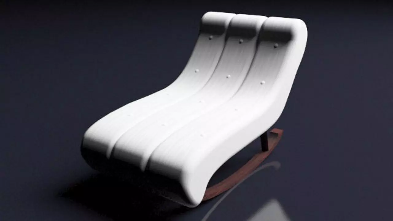 TV Chair Free 3D model