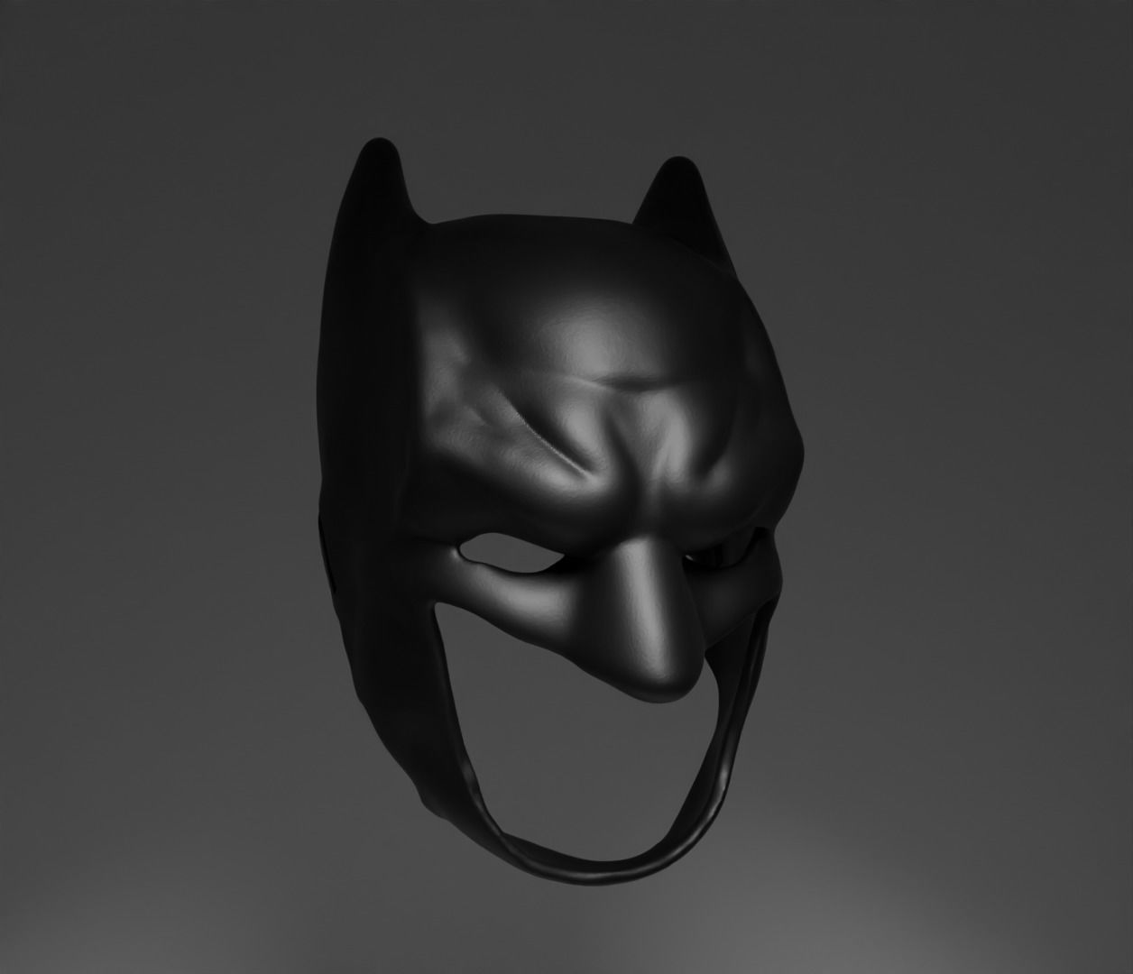 Batman Cosplay Face Mask 3D print model_10