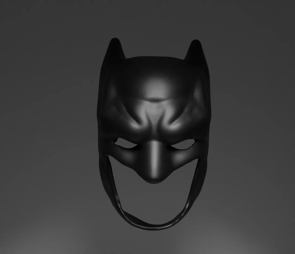 Batman Cosplay Face Mask 3D print model_0