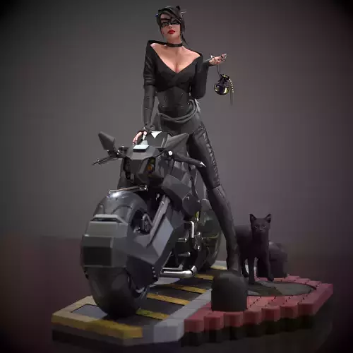 Catwoman 3d Print Model